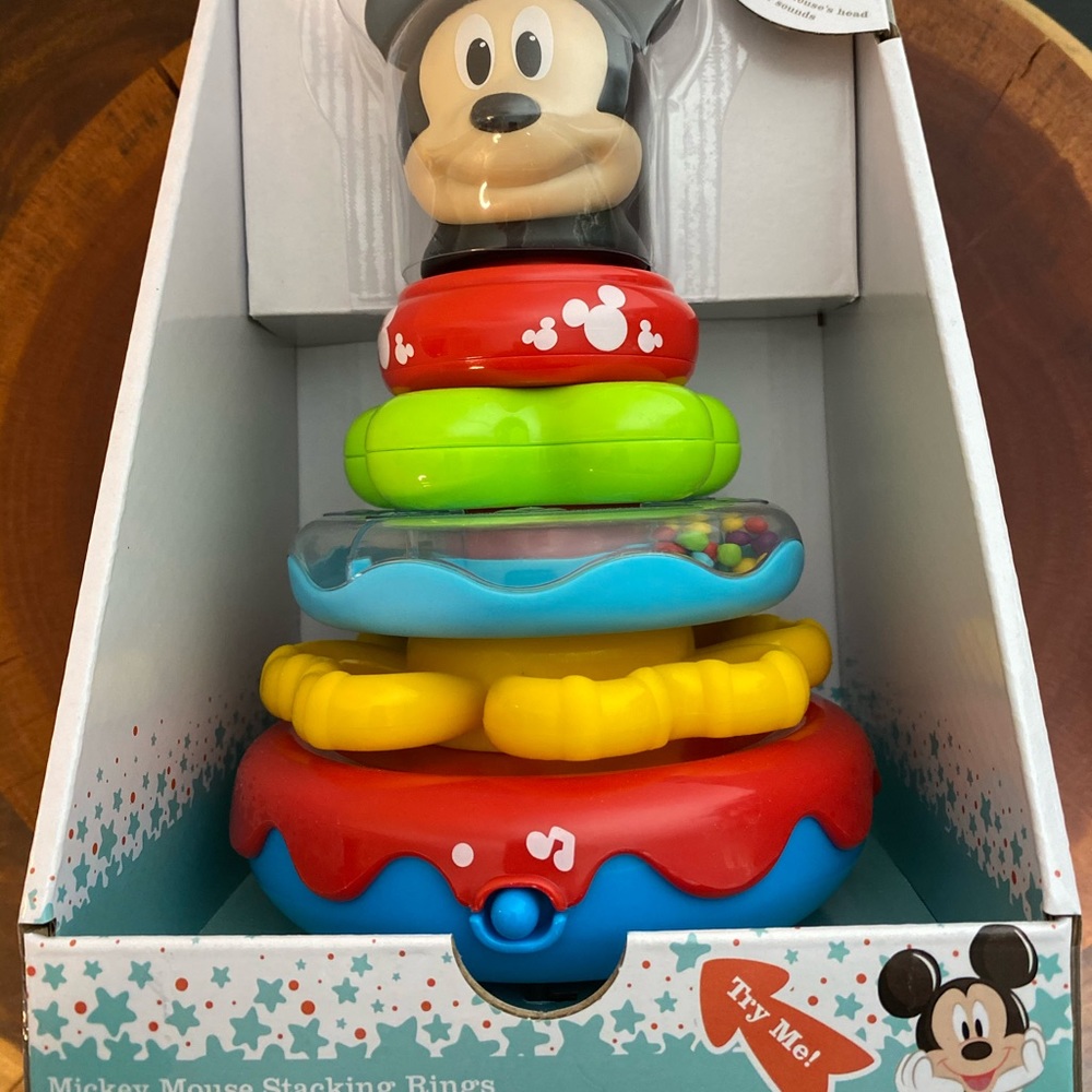 Disney Baby Mickey Mouse Stacking Rings - Picture 6 of 6